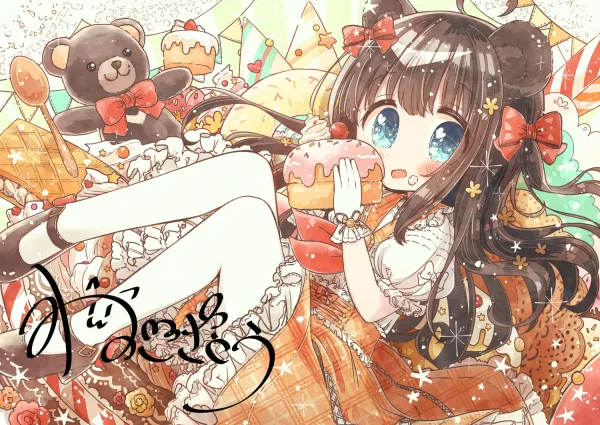ねこざとうさんのイラスト